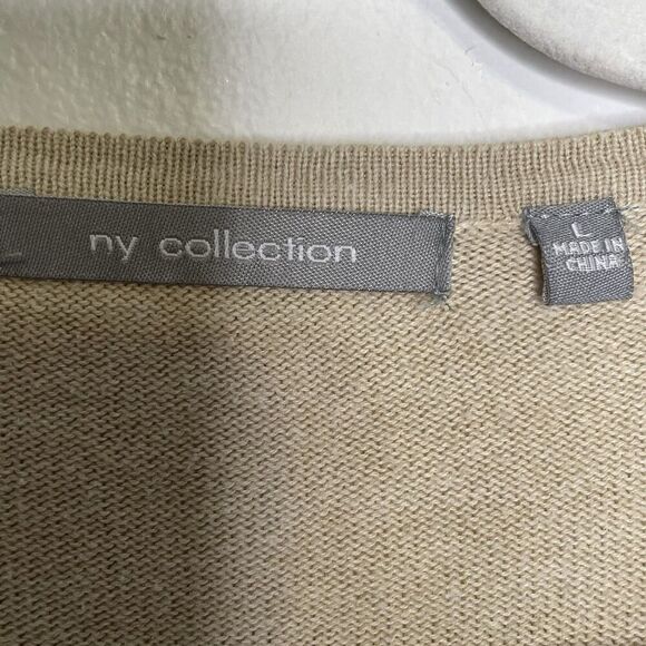 VTG NY Collection Sweater Size L Beaded Long Sleeve Grannycore CottagecoreFairy - Picture 12 of 13